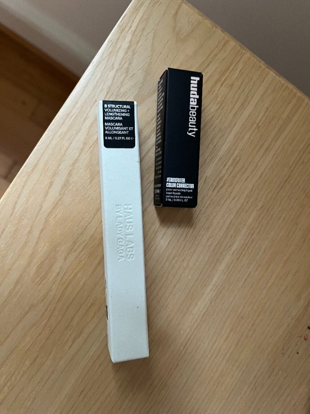 Makeup Bundle NEW IN BOX: Huda #FauxFilter Corrector Peach + HausLabs Mascara